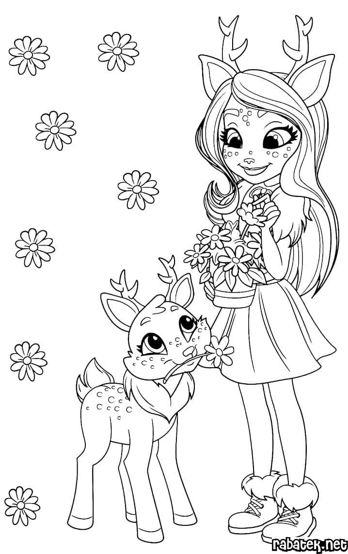 Enchantimals Coloring Pages Free Printable Coloring Book For Kids