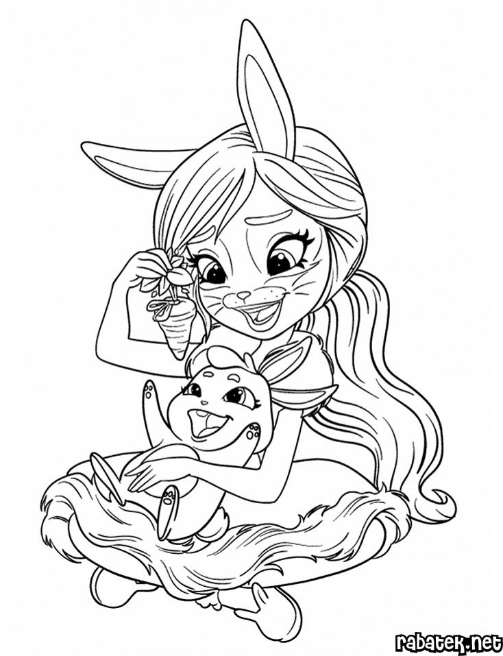 Enchantimals Coloring Pages Free Printable Coloring Book For Kids