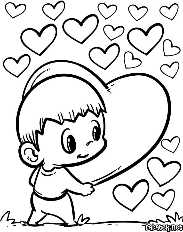Hearts Coloring Pages Free Printable Coloring Book For Kids