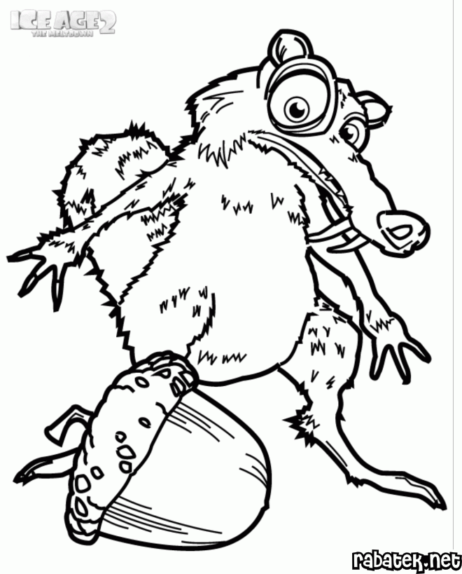 Ice Age Coloring Pages Free Printable Coloring Book For Kids Gif