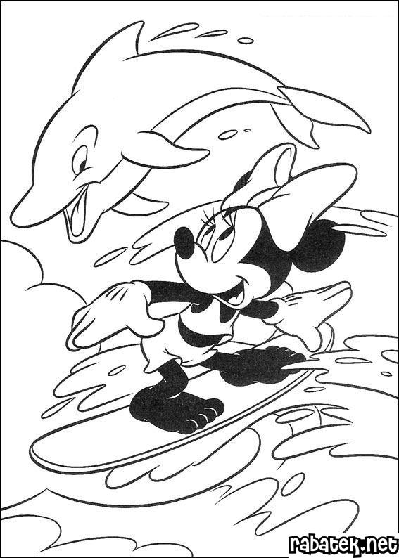 Minnie Mouse Coloring Pages Free Printable Coloring Book For Kids