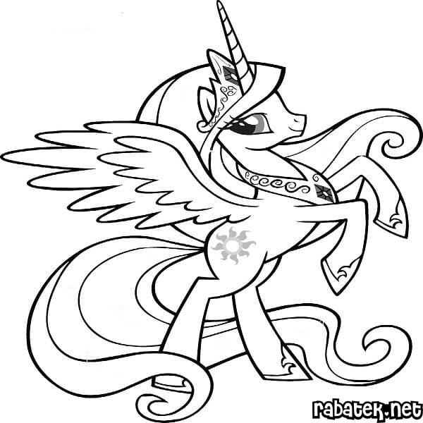 My Little Pony Coloring Pages Free Printable Coloring Book For