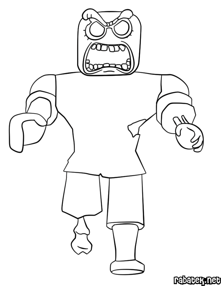 Roblox Coloring Pages Free Printable Coloring Book For Kids Png