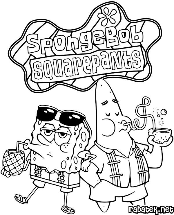Spongebob Coloring Pages Free Printable Coloring Book For Kids