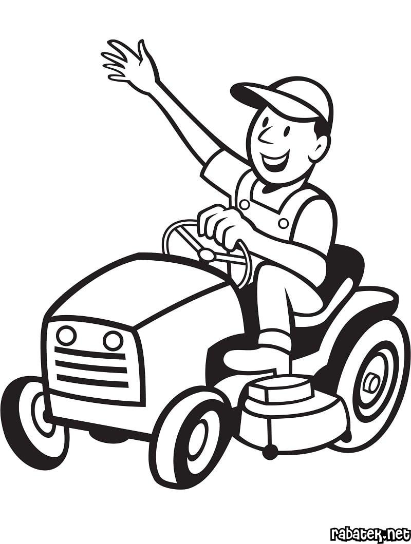 Tractors Coloring Pages Free Printable Coloring Book For Kids